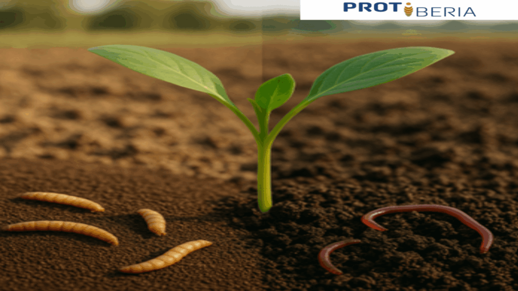 imagen sostenible, hummus vs frass